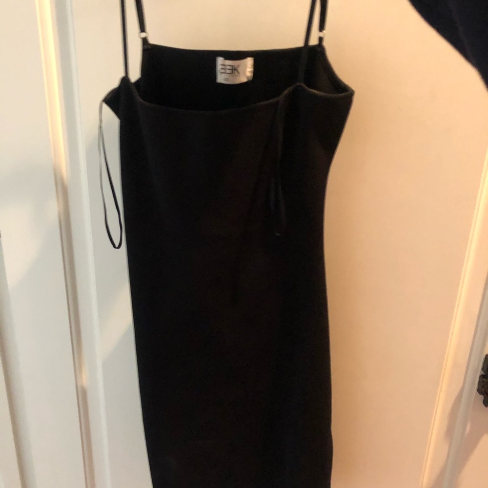 Black bodycon dress